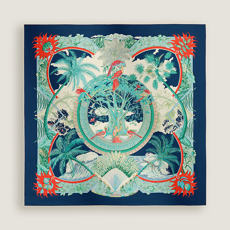 Aloha double face scarf 90 | Hermès USA